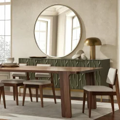 Macy - Walnut Wood Dining Table by Verbois