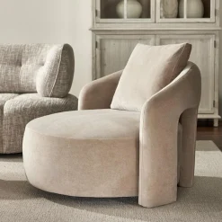 Mammuth - Velvet Armchair by Furninova