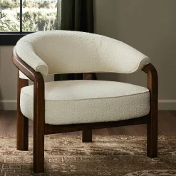 Marci - Solid Oak Armchair by Four Hands