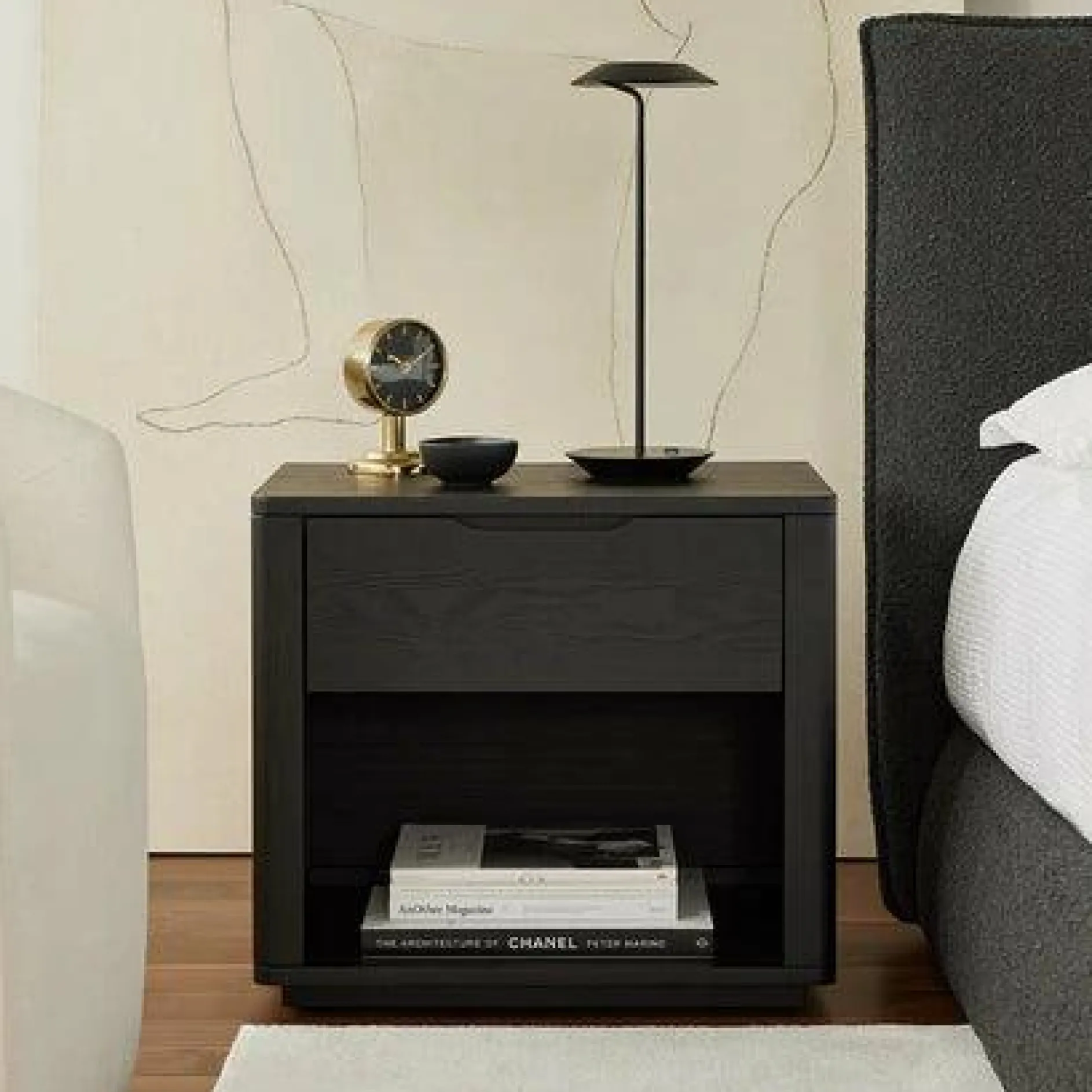 Martin - Rubberwood Nightstand