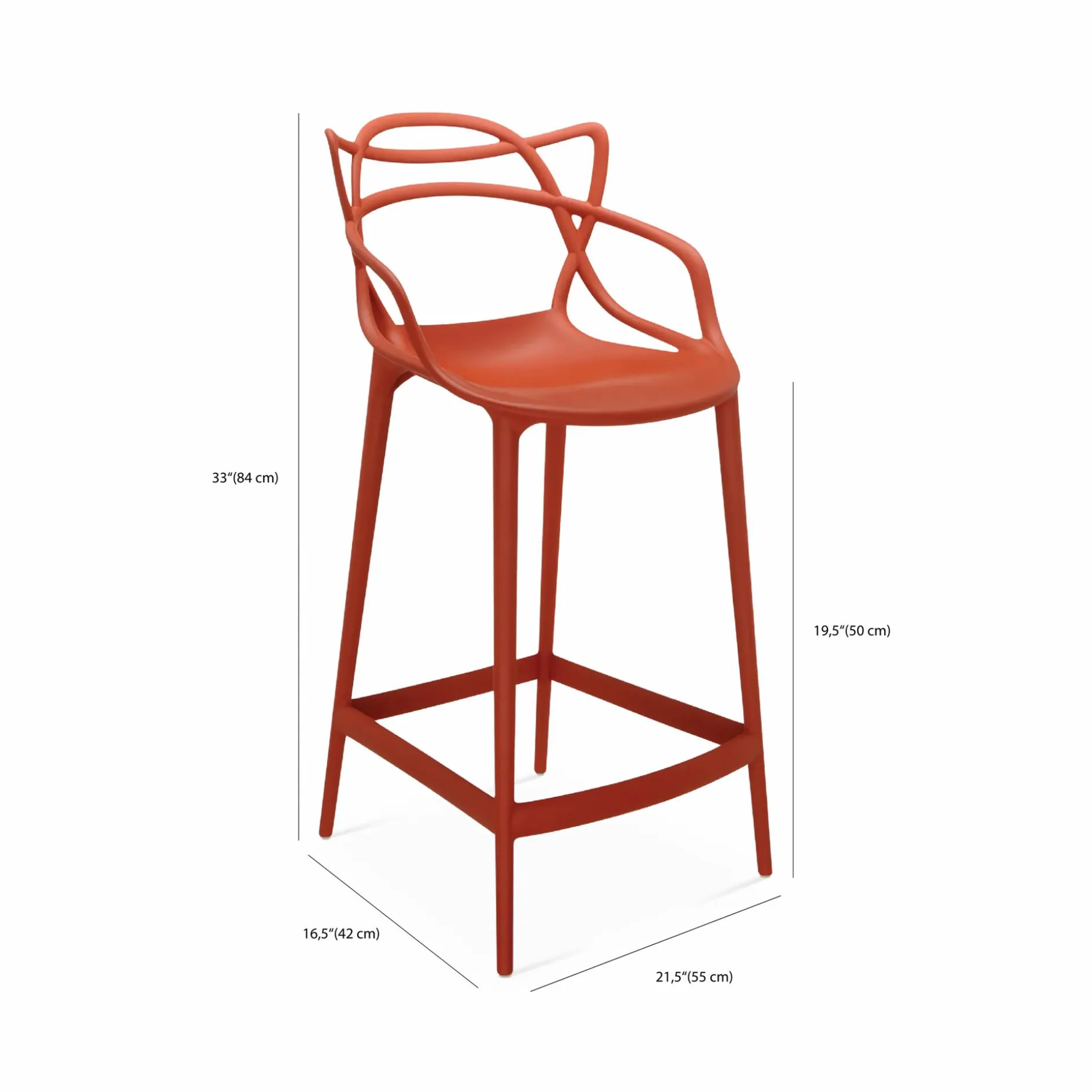 Masters - Counter Stool by Kartell