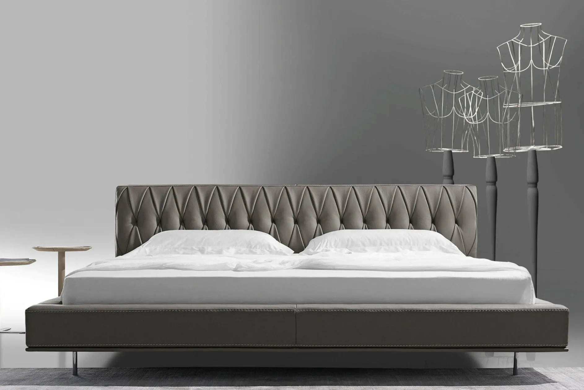 McQueen - Upholstered Bed by Gamma