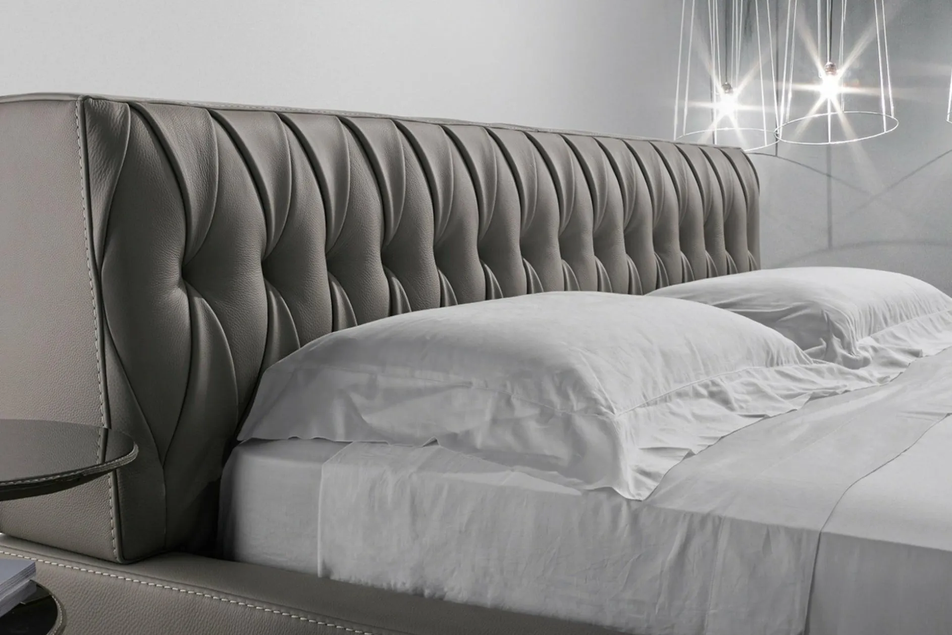 McQueen - Upholstered Bed by Gamma