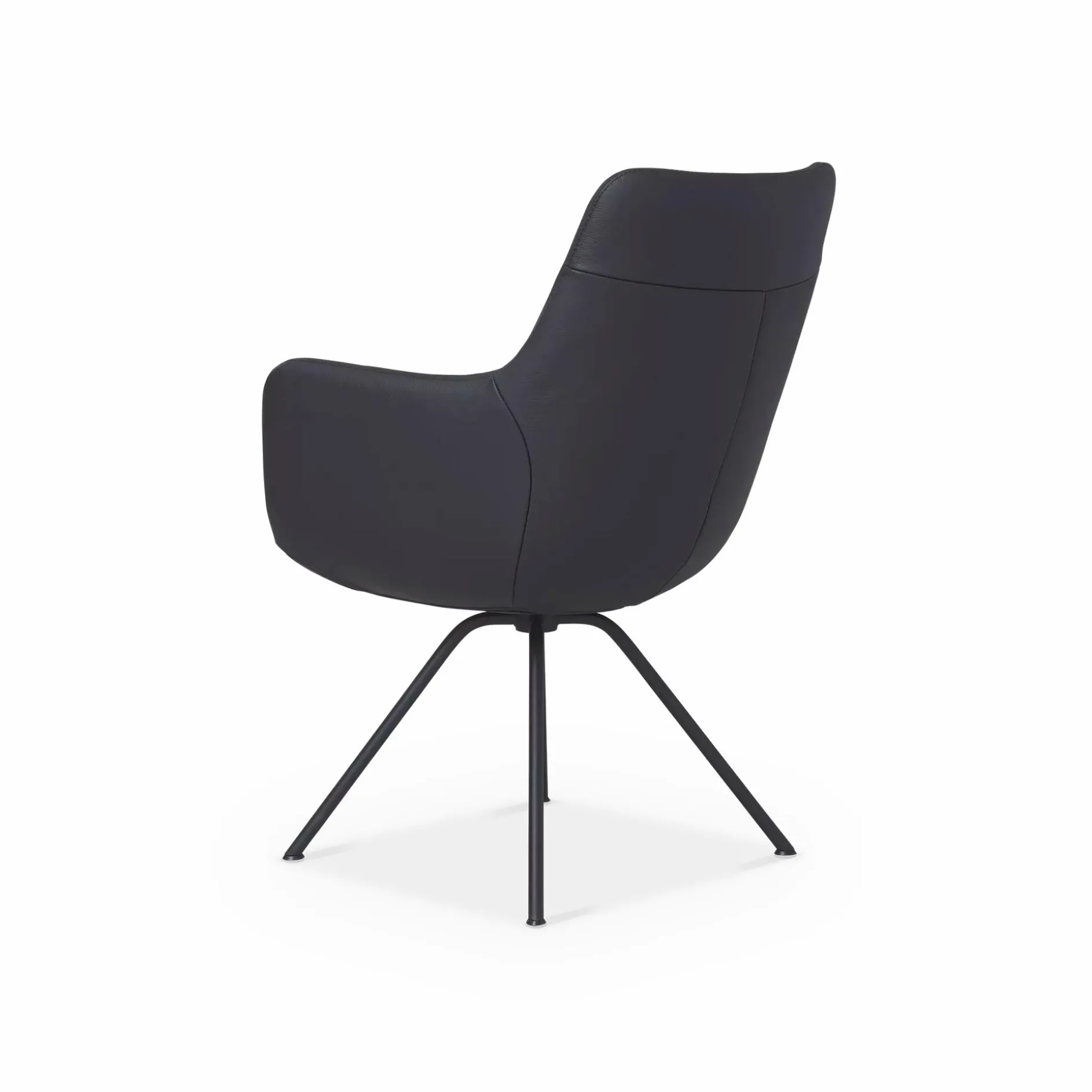 Miami - Leather Swivel Armchair by Géalux
