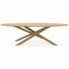 Mikado - Oval Oak Dining Table by Ethnicraft