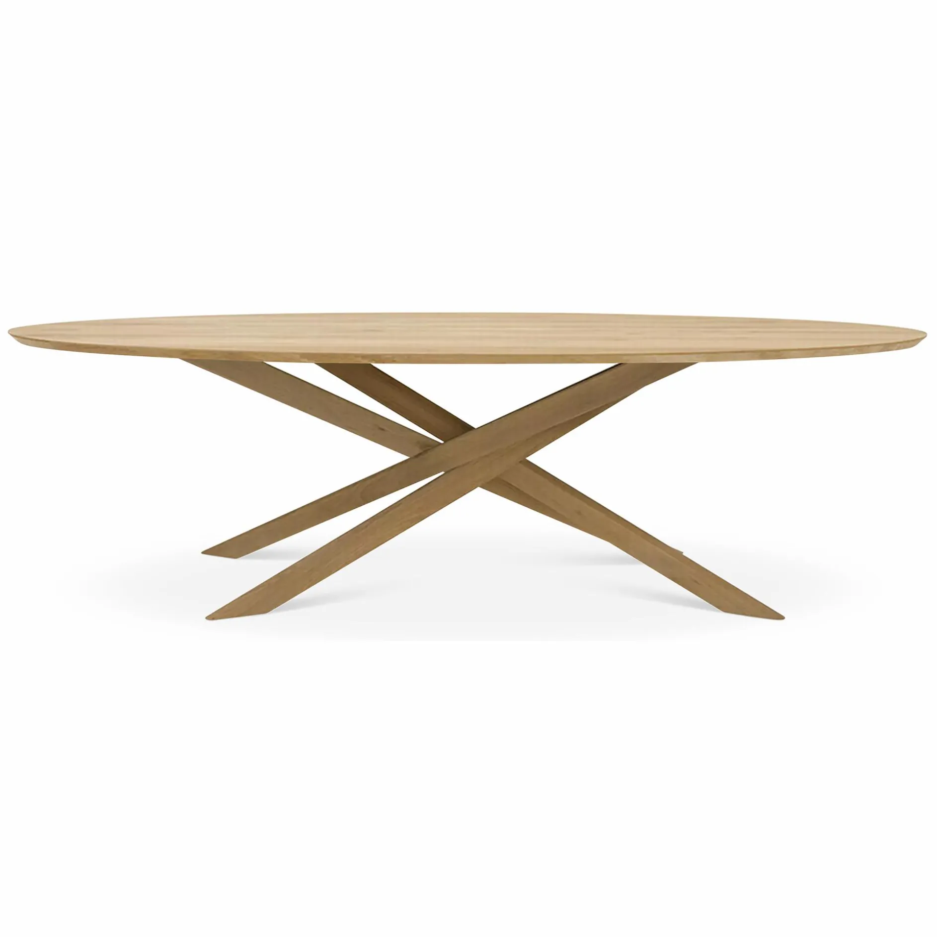 Mikado - Oval Oak Dining Table by Ethnicraft