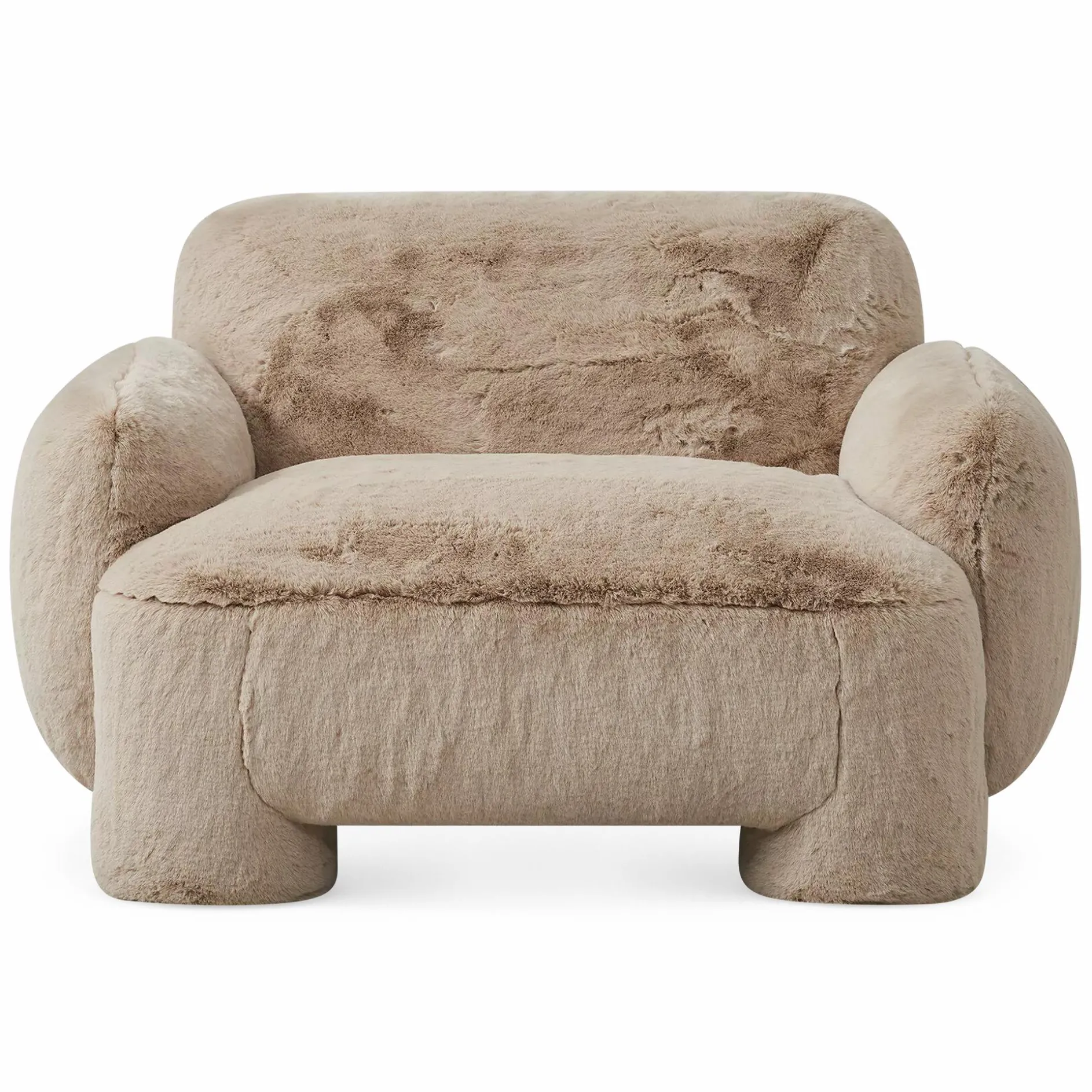 Mingh - Faux Fur Armchair by Four Hands