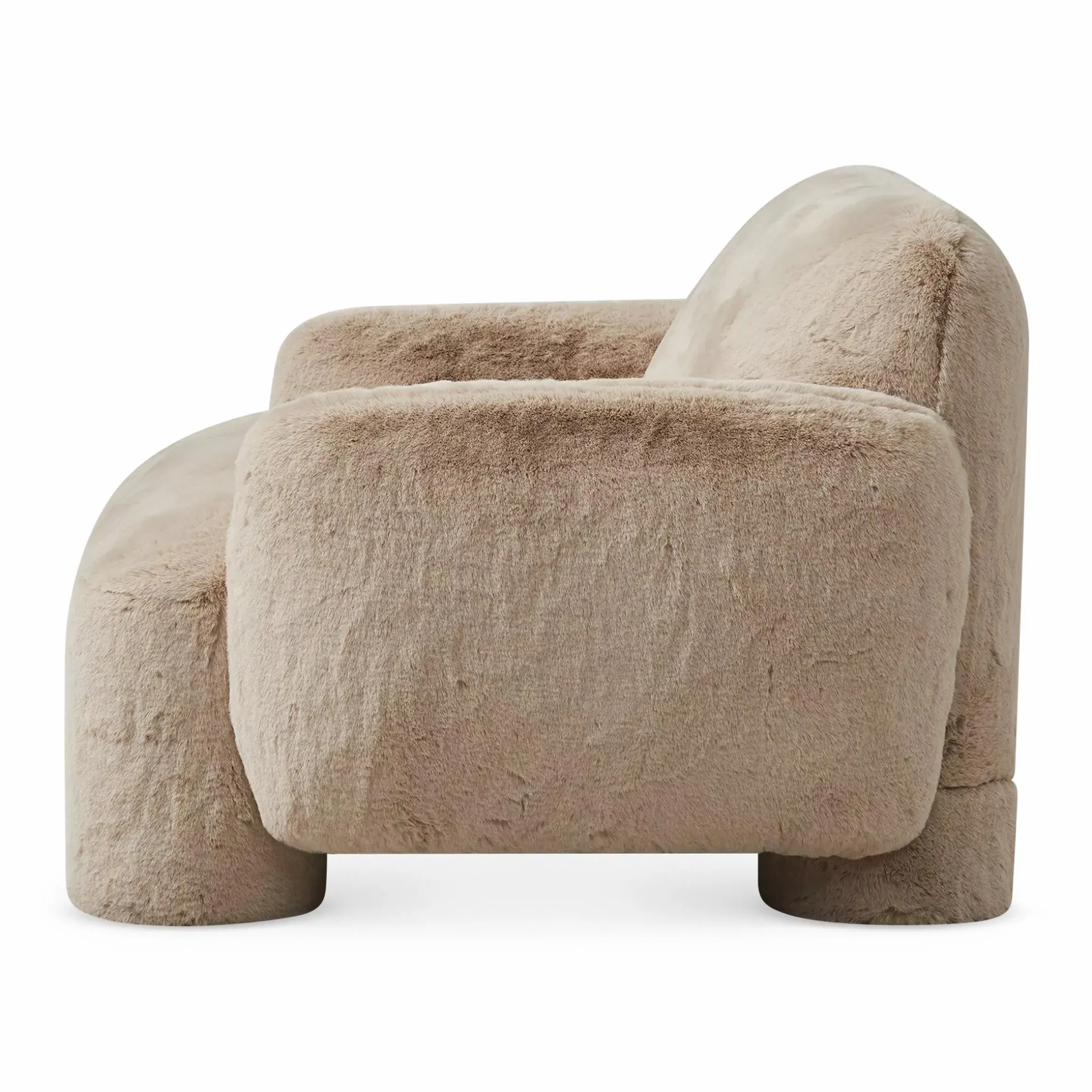 Mingh - Faux Fur Armchair by Four Hands