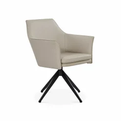 Mini Diana - Leather Swivel Chair