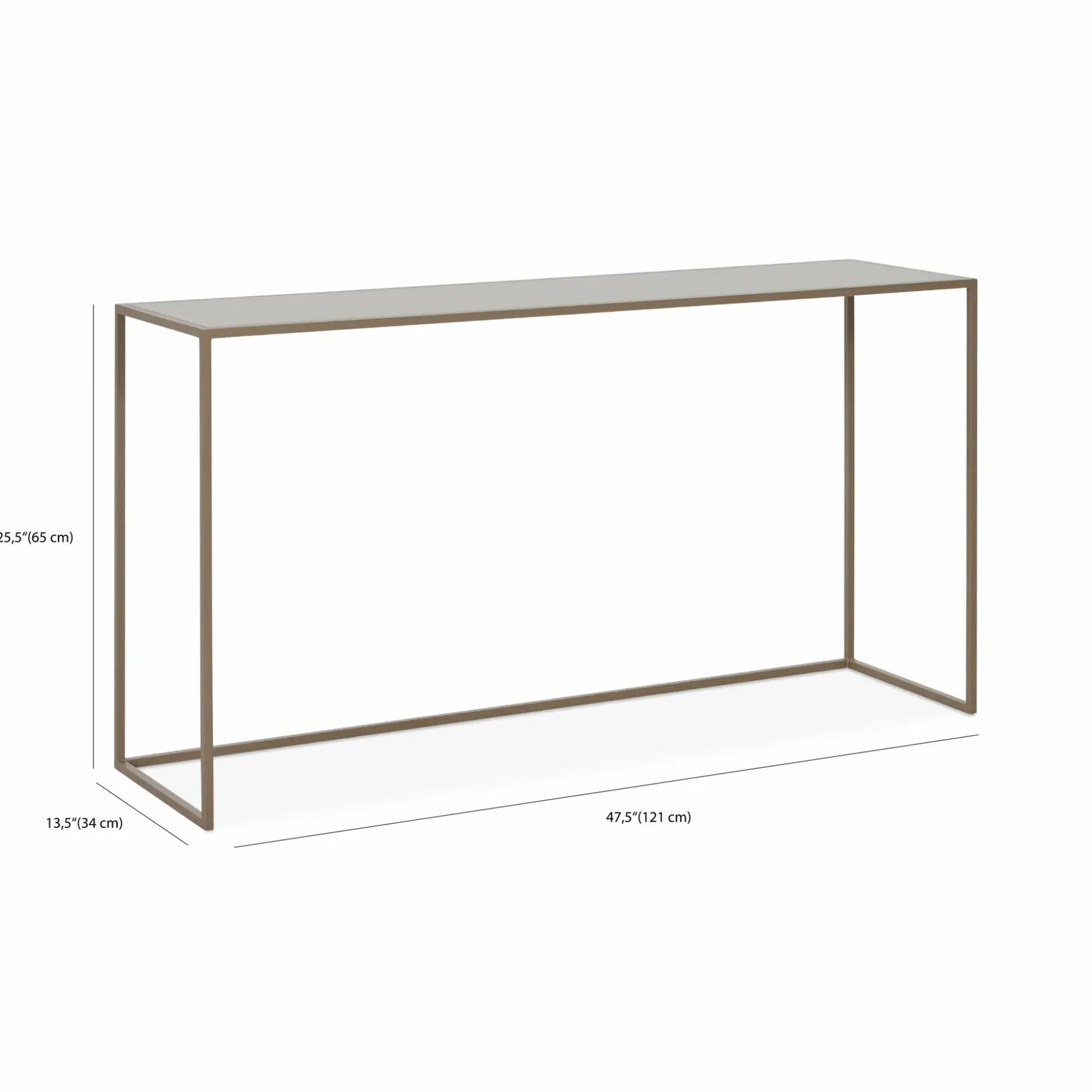 Mix It Up - Glass Console Table by Trica