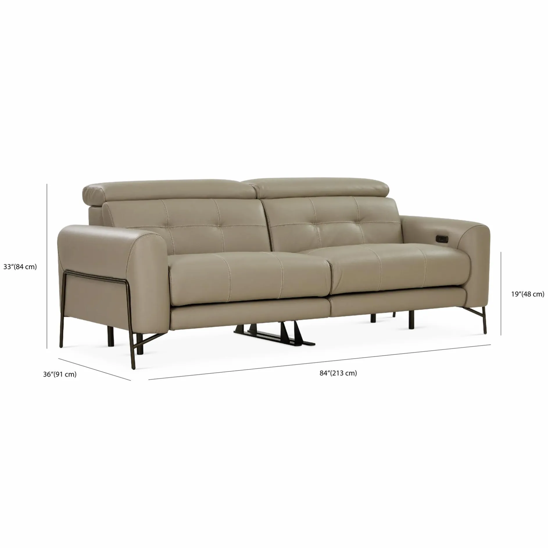 Modena - Power Recline Sofa by Incanto