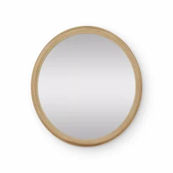 Molina - Round Mirror with Oak Frame