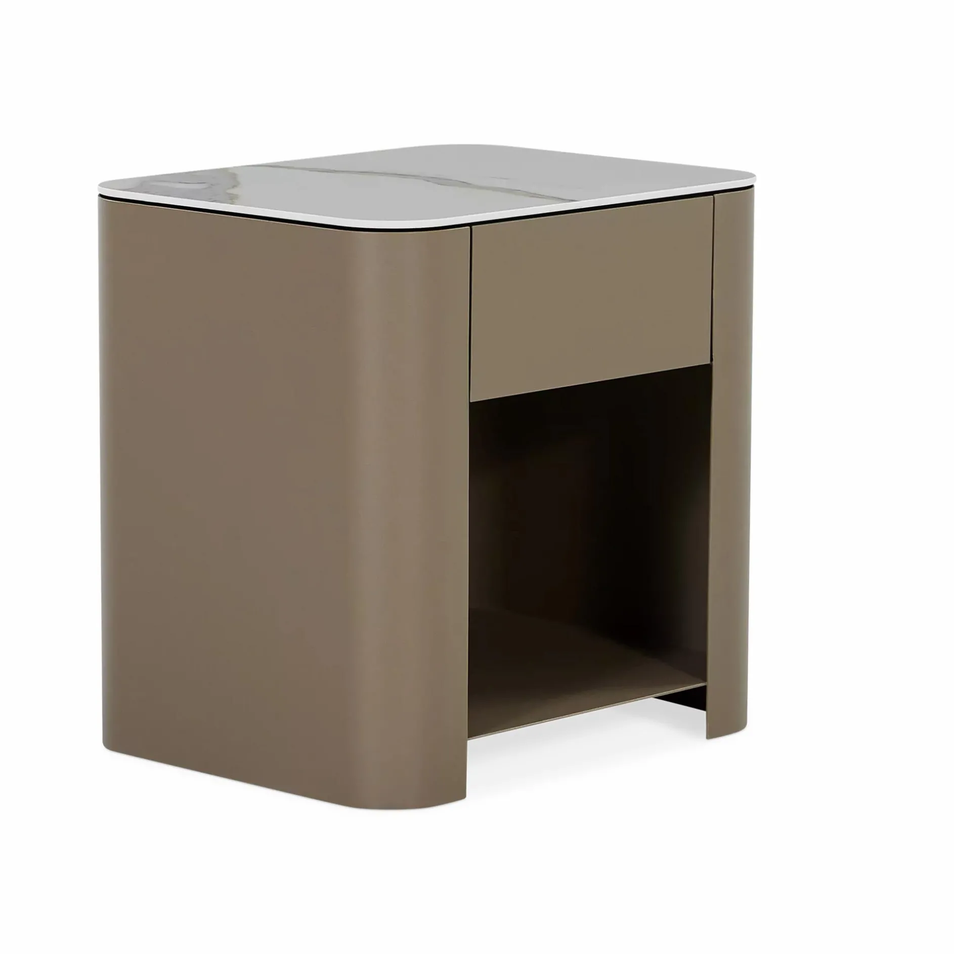 Mushroom - Nightstand with Ceramic Top