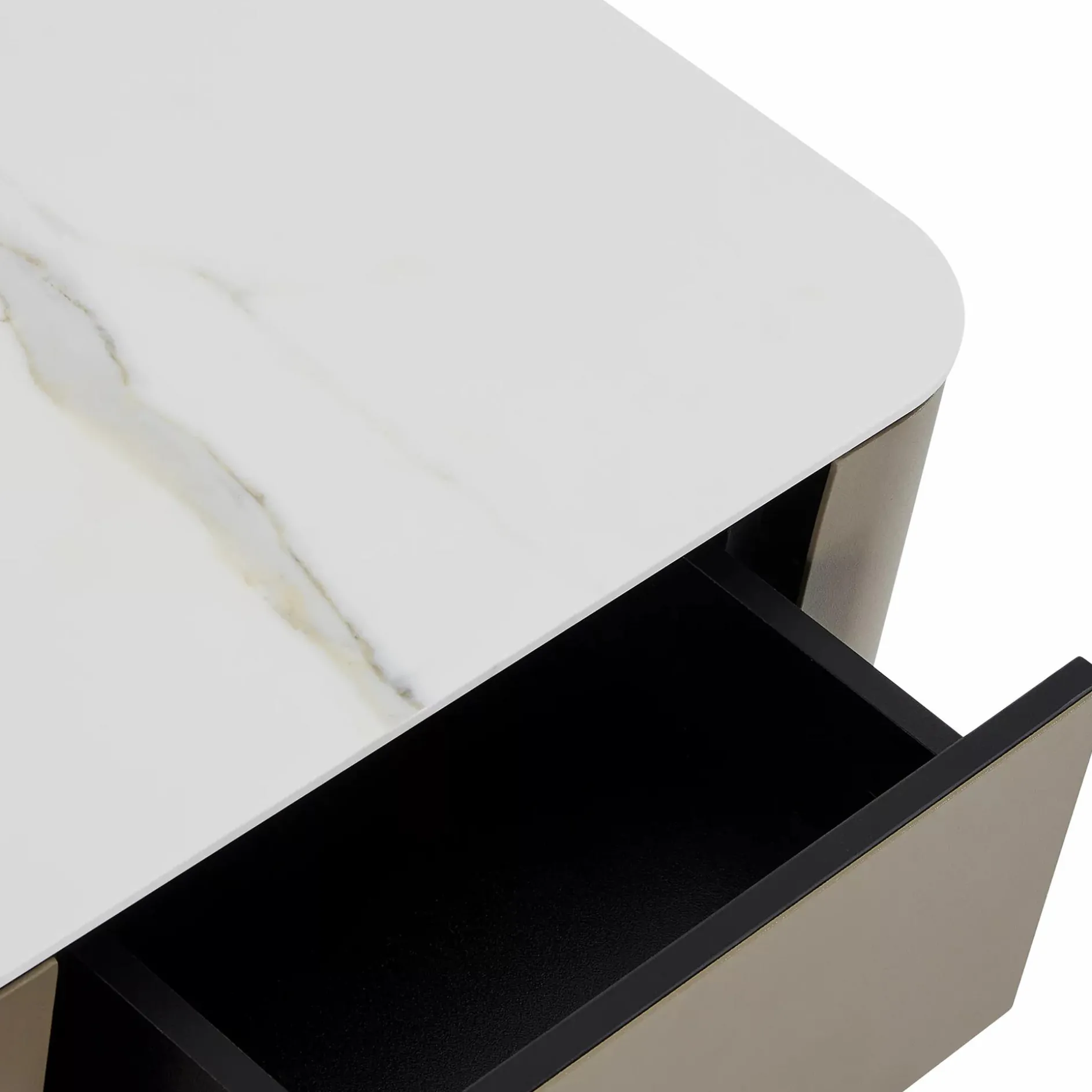 Mushroom - Nightstand with Ceramic Top