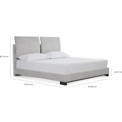 Nest - Bed with Adjustable Headboard Cushions by Trica