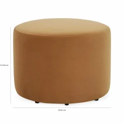 Nogi - Velvet Ottoman