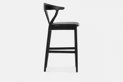 Nordic - Oak and Natural Fabric Stool
