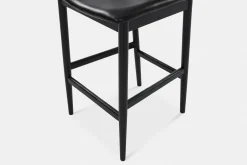 Nordic - Oak and Natural Fabric Stool