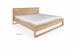 Nordic - Solid Oak Bed by Ethnicraft