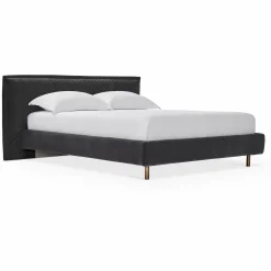 Norfolk - Bed with Quilted Upholstery by Furninova