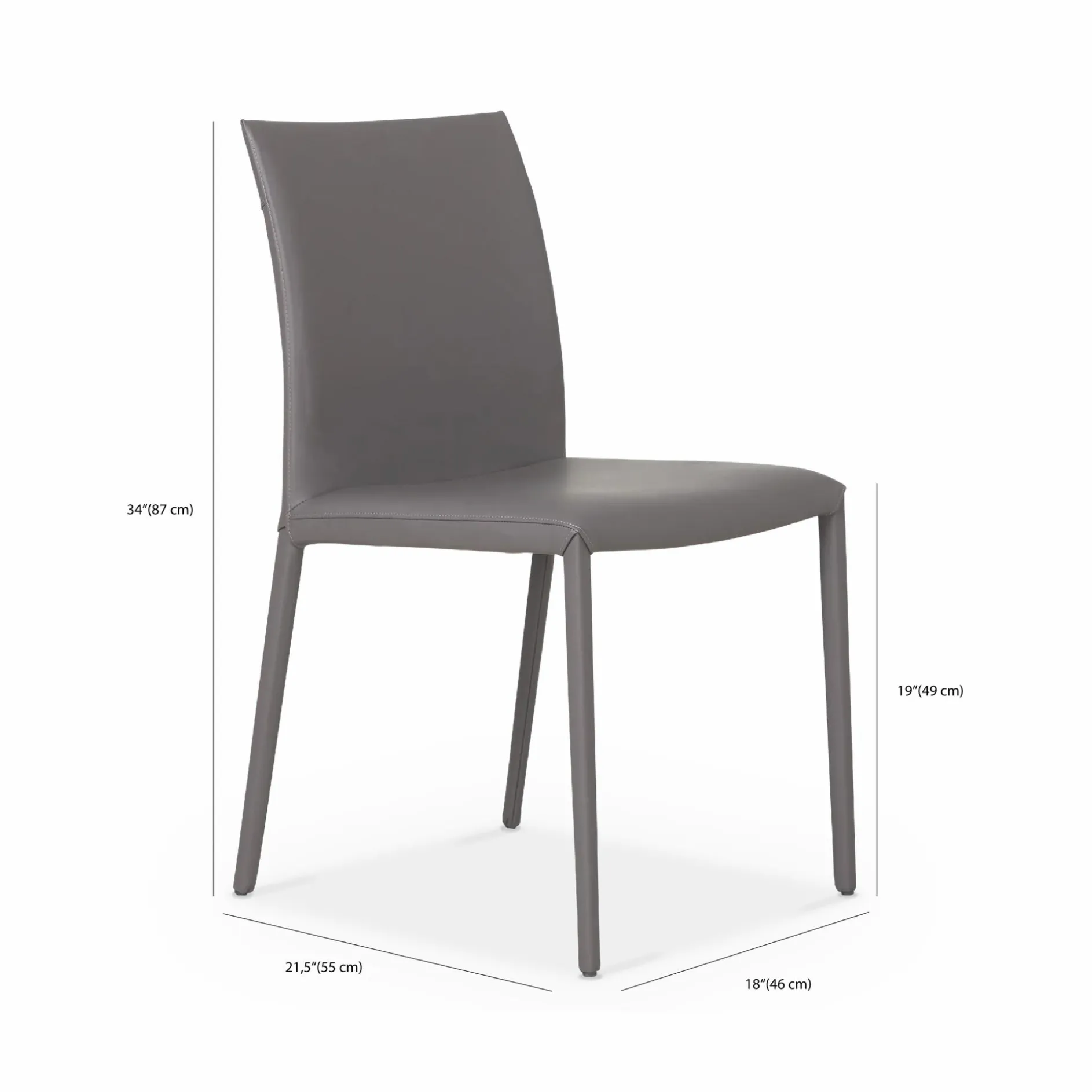 Norma - Low Back Dining Chair by Cattelan Italia