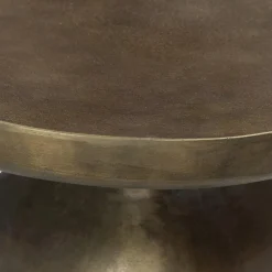 Odessa - Aluminium and Aged Brass Side Table by Four Hands