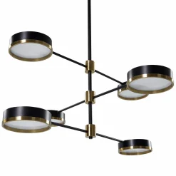Oralee - Modern Chandelier with 6 Lamp Shades
