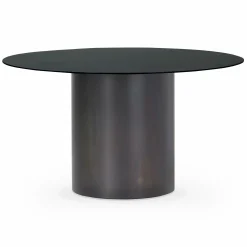 Oxydation - Coffee Table with Oxidized Metal Top by Ligne Roset