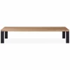 Ozio - Solid Wood Top Coffee Table by Mobican
