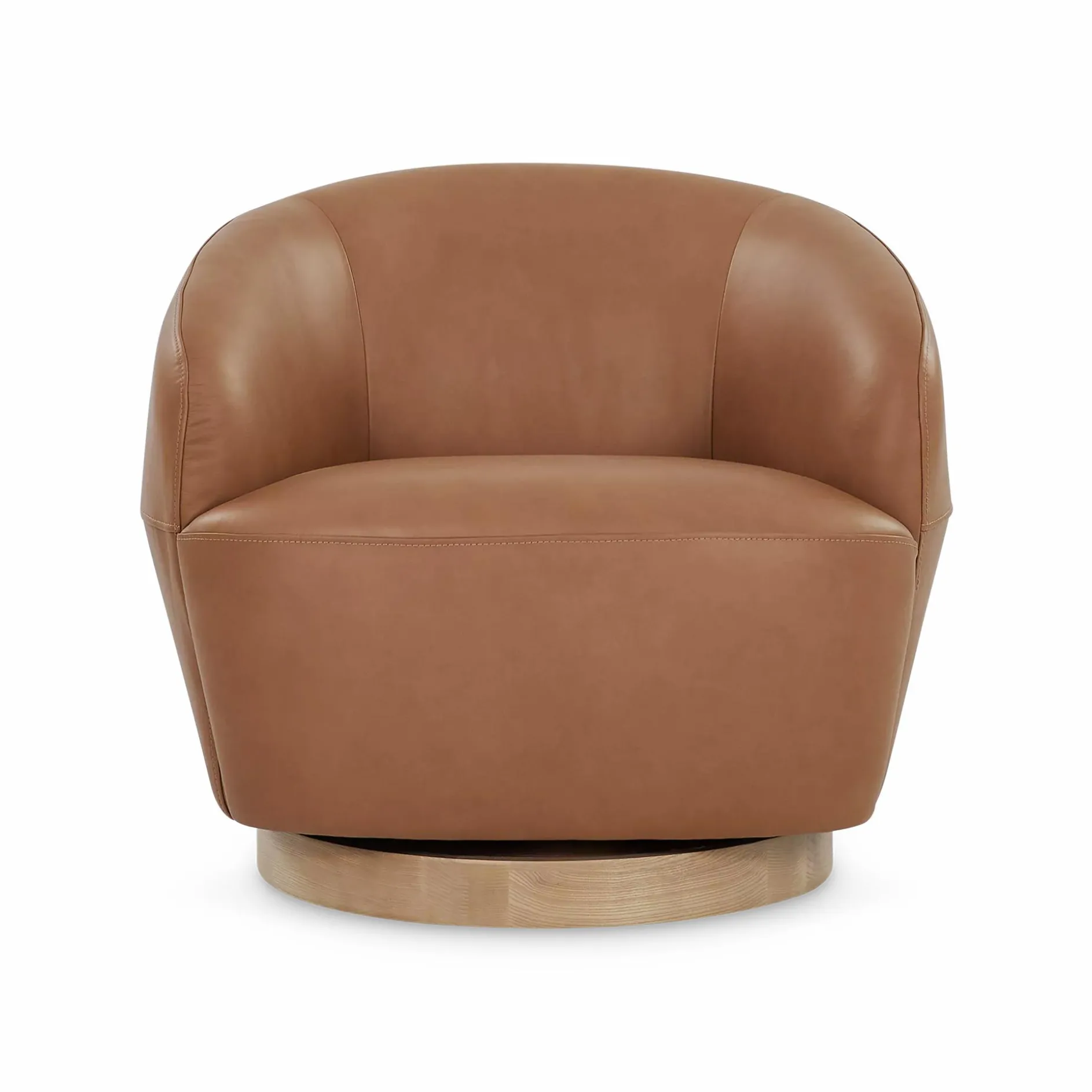 Pao - Leather Swivel Chair