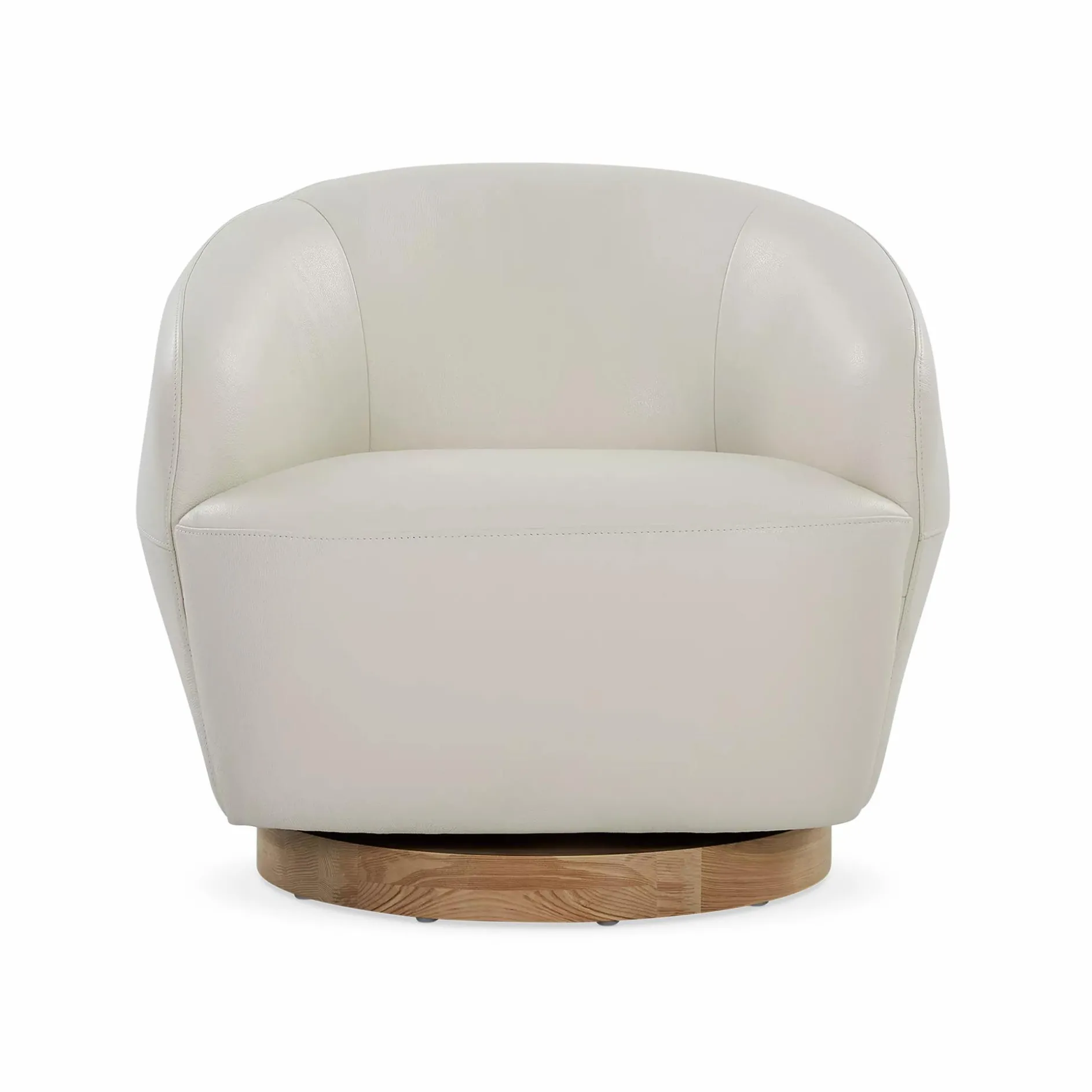 Pao - Leather Swivel Chair