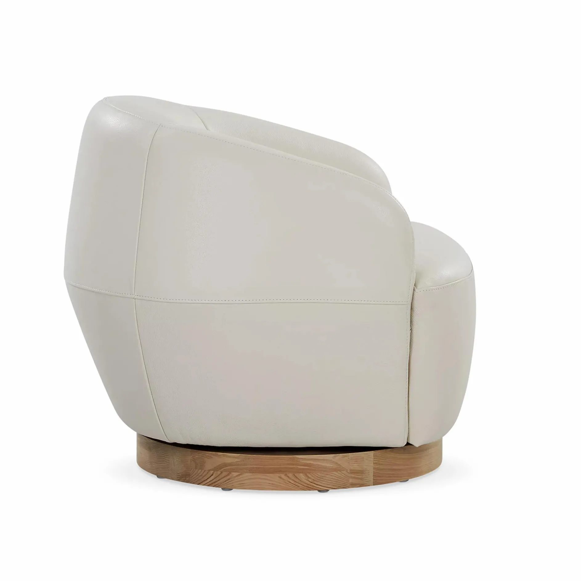 Pao - Leather Swivel Chair