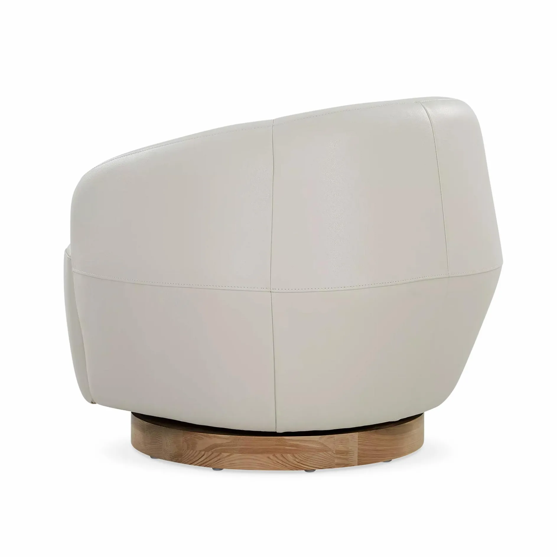 Pao - Leather Swivel Chair