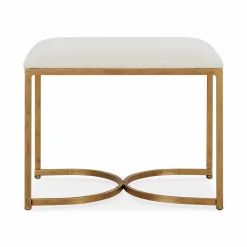 Paris - Brass Accent Bench