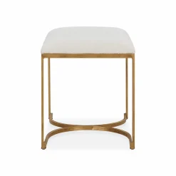 Paris - Brass Accent Bench