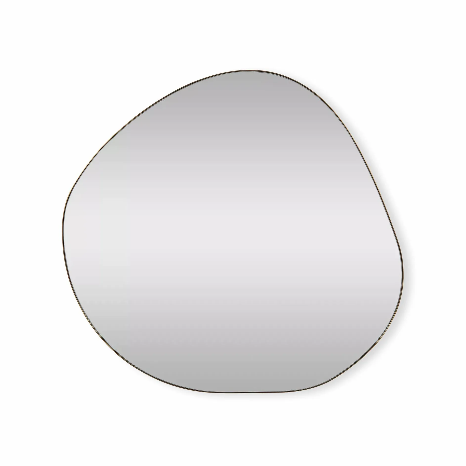 Peony - Irregular Round Mirror