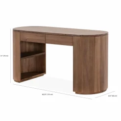 Pilar - Acacia Wood Desk by Four Hands