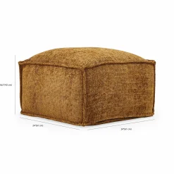 Pod - Square pouf by Romano