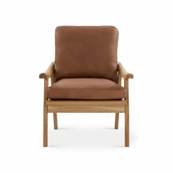 Podium - Natural Oak Armchair – Furninova