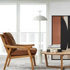 Podium - Natural Oak Armchair – Furninova