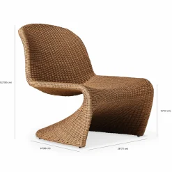 Portia - Wicker Armchair by Four Hands