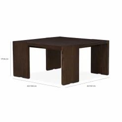 Quadroto - Oak Veneer Side Table