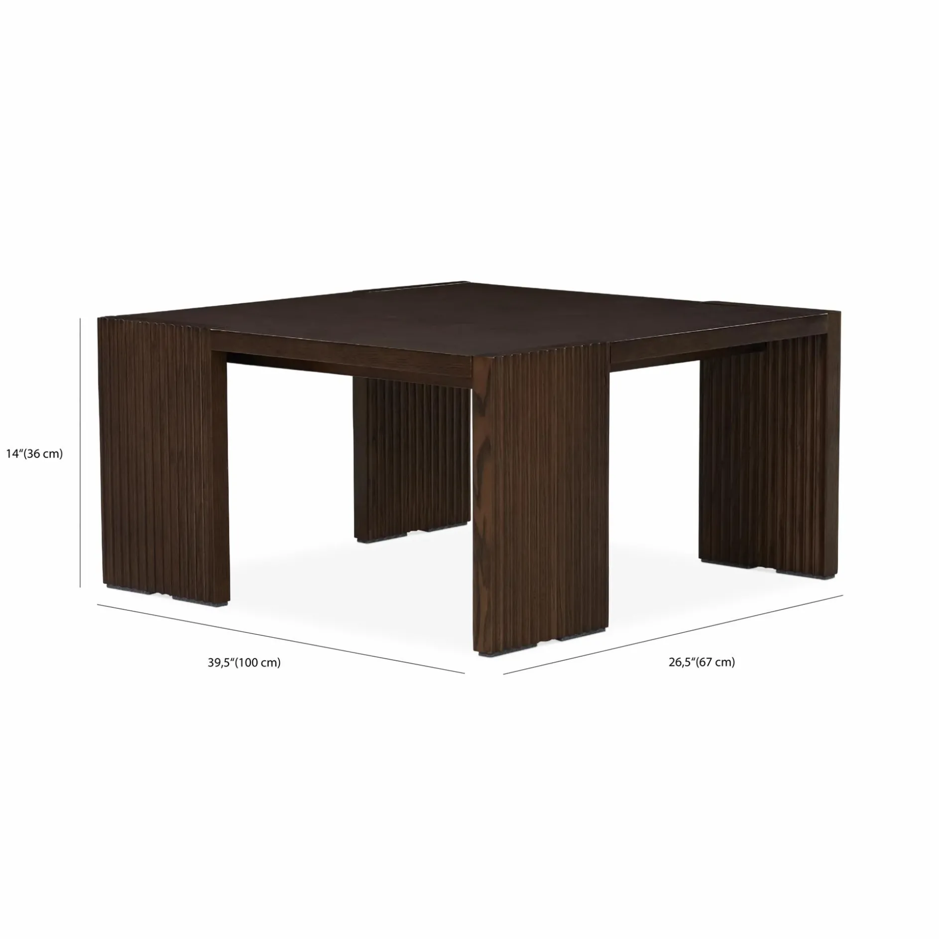 Quadroto - Oak Veneer Side Table