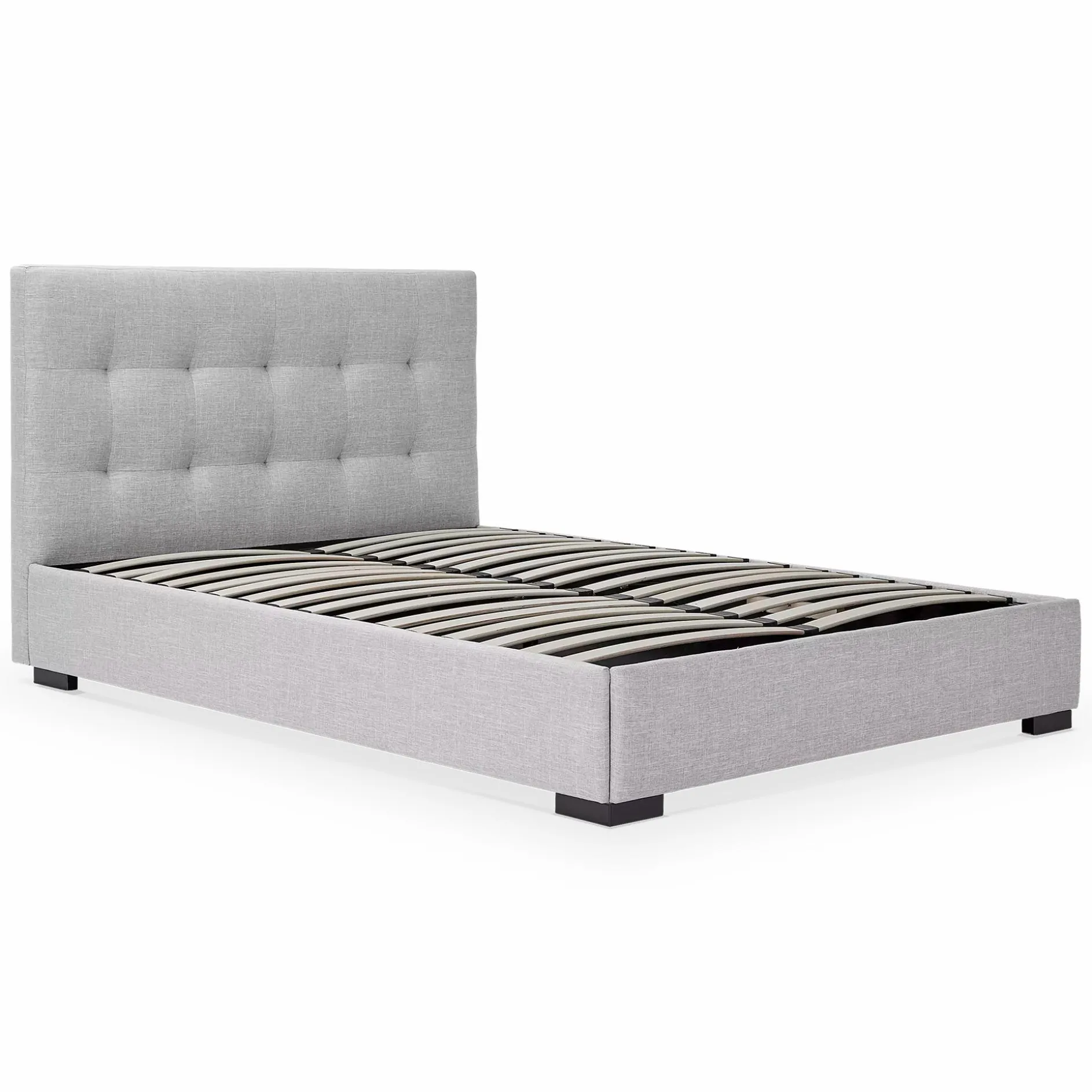 Quart de lune - Upholstered Bed with Optional Storage