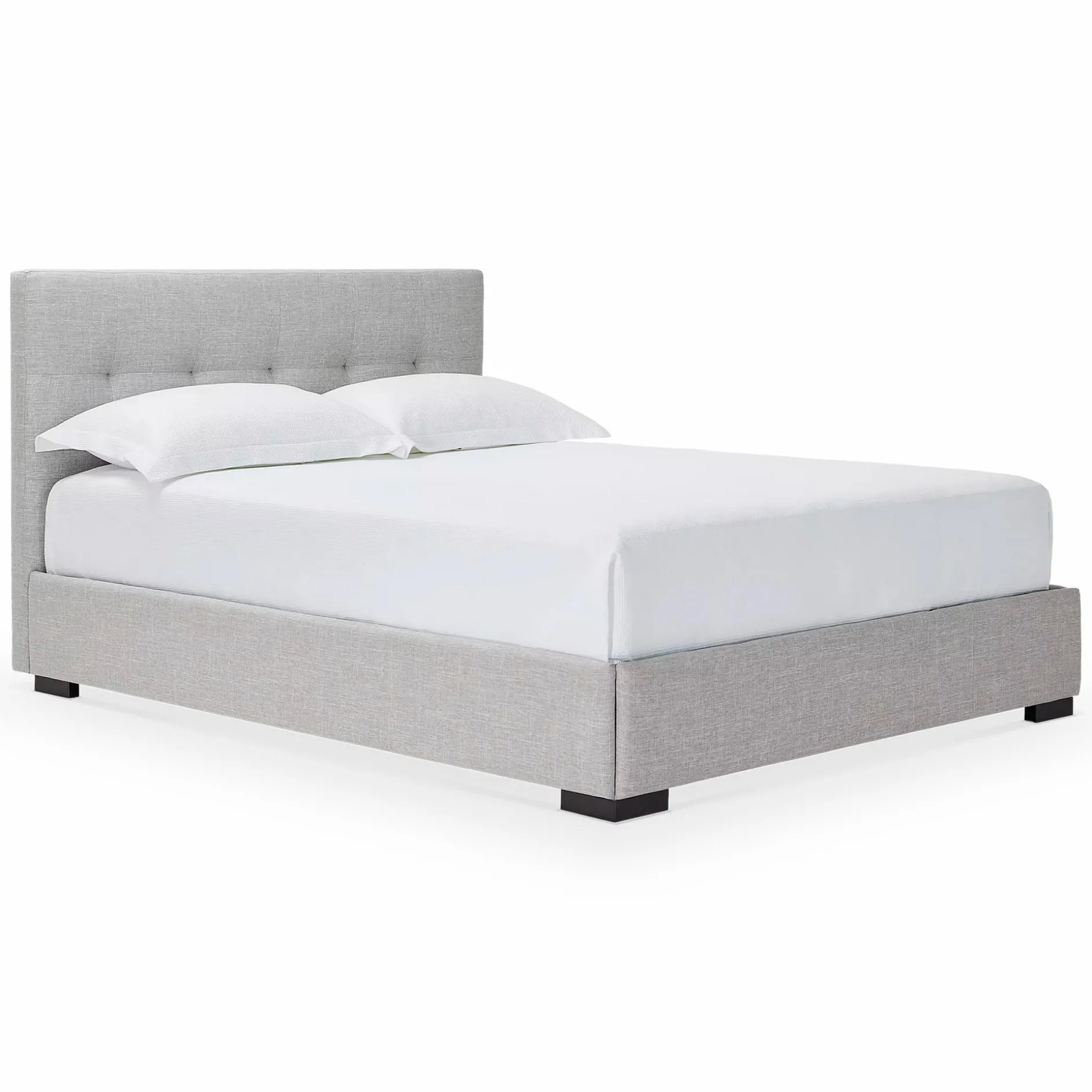 Quart de lune - Upholstered Bed with Optional Storage