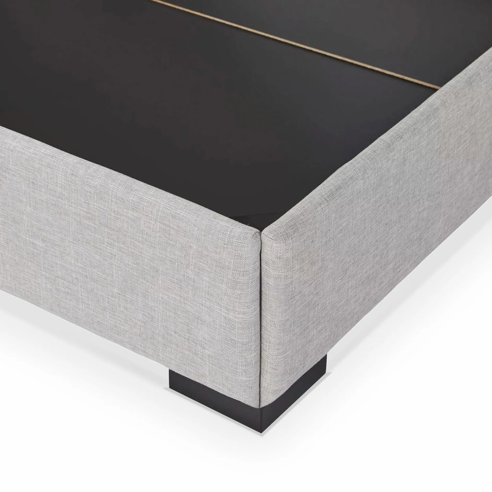Quart de lune - Upholstered Bed with Optional Storage