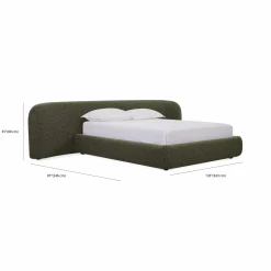 Ranit - Fabric-Upholstered Bed