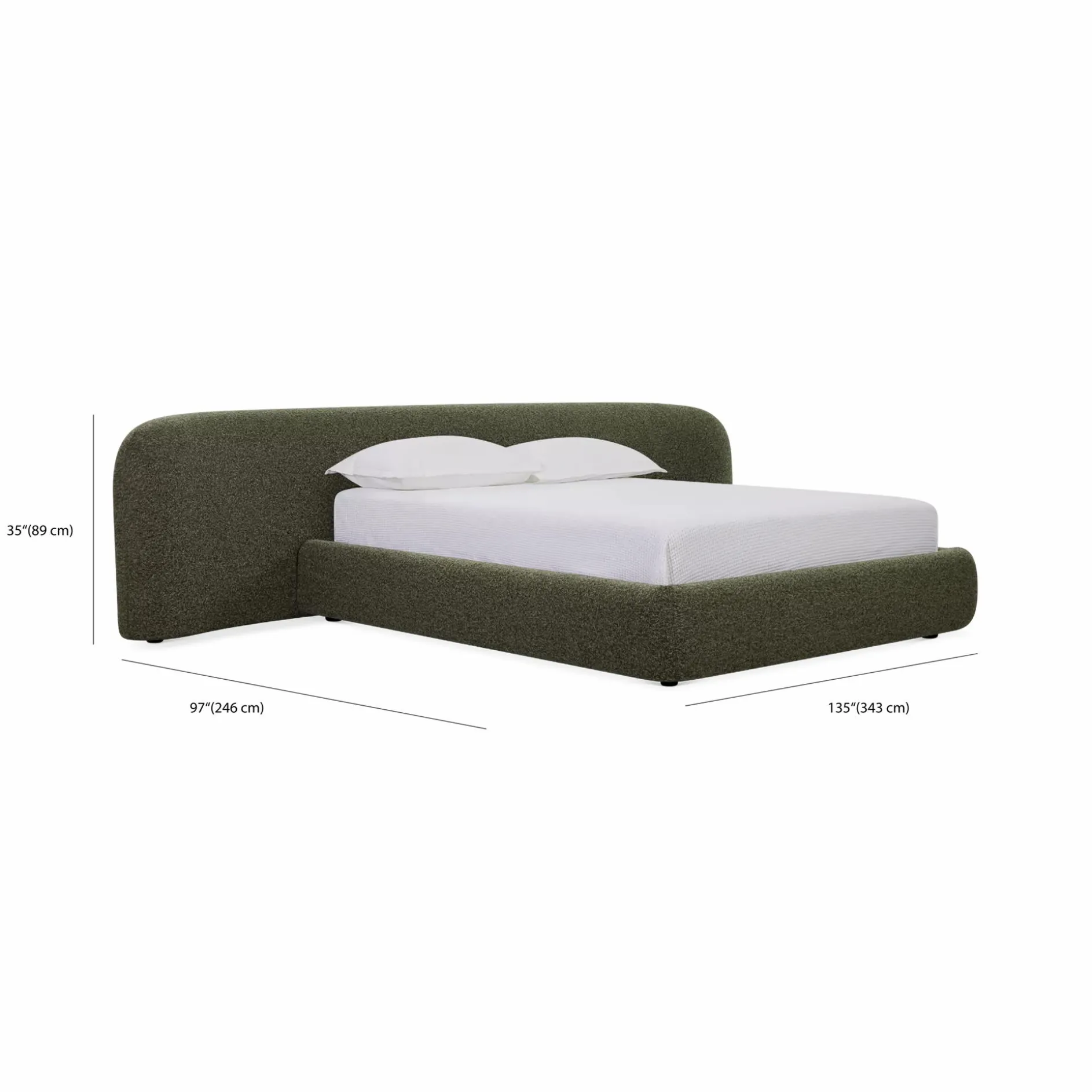 Ranit - Fabric-Upholstered Bed