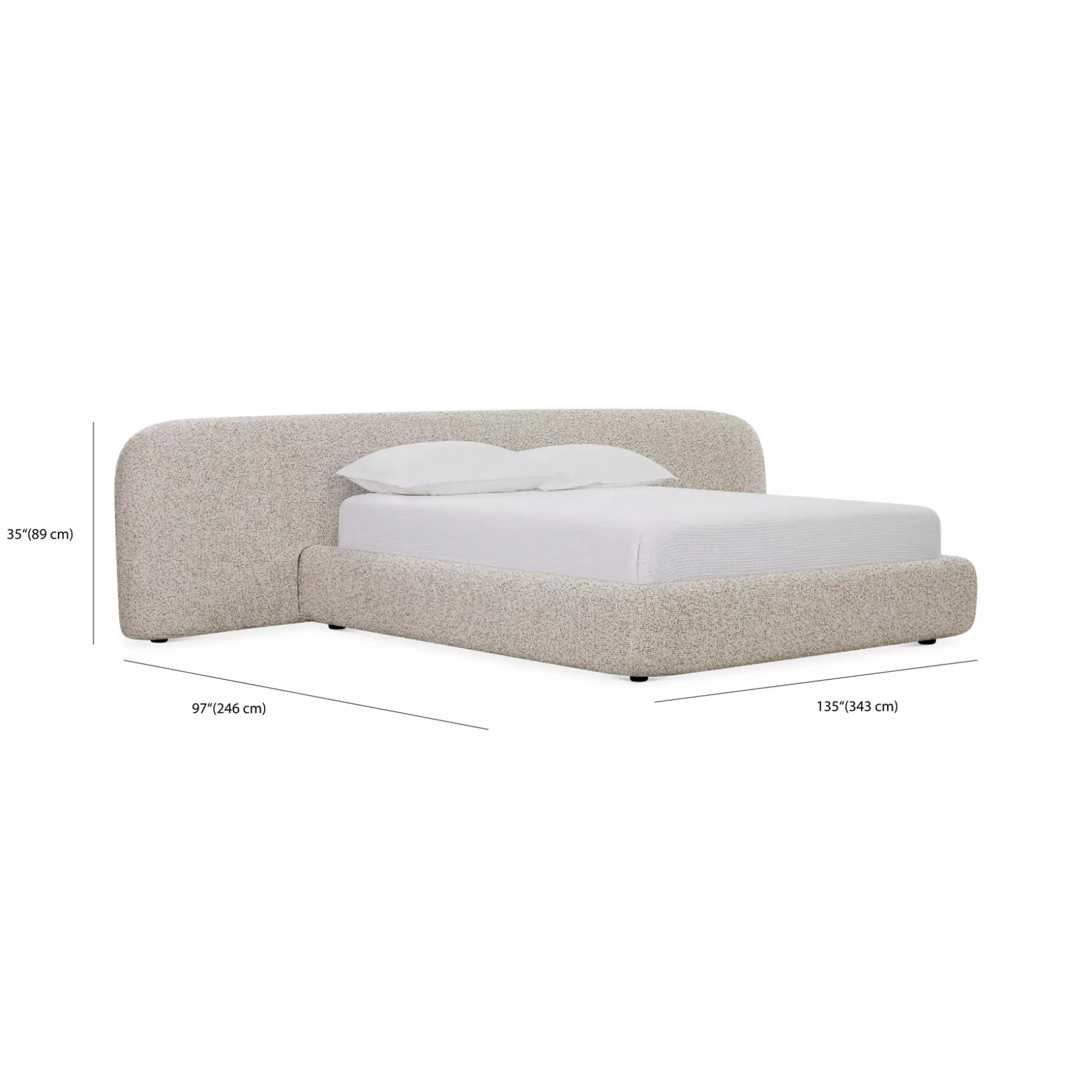 Ranit - Fabric-Upholstered Bed