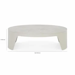 Raundo - Coffee Table with Ceramic Top